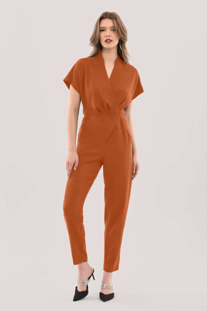 Rust Red Jumpsuit - Jogger Jumpsuit - Jersey Knit Jumpsuit - Lulus